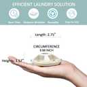 4 Pcs Wash Bed Sheet Detangler Reduces Laundry Tangles Wrinkles for Washer and Dryer Save Drying Time Reusable Accessories Creamy White