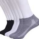 7 Pairs Thin Ankle Socks for Men Women Low Cut Short Sock Pack