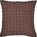 VHC Brands, Beckham, Cotton, 16x16, Fabric Pillow, Black