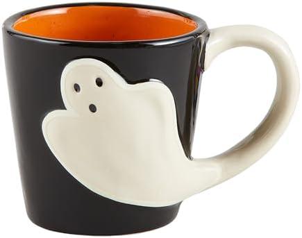 Mud Pie Glow In The Dark Mug, Ghost, 16oz