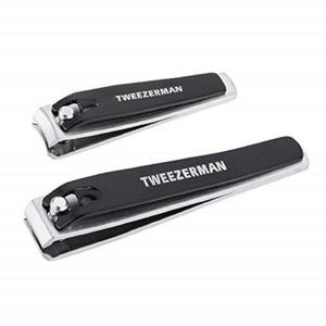 Tweezerman Stainless Steel Combo Set with Fingernail and Toenail Clippers