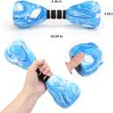 2PACK Aquatic Exercise Dumbbells, EVA Foam Barbells, Water Weights for Pool Exercise, Water Dumbbells for Men Women Water Workouts, Swimming Training