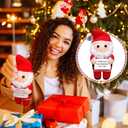 Simgoing Christmas Coworker Gifts Employee Appreciation Gift Christmas Crochet Doll Gift for Coworkers Teacher Boss Nurse Friends(Santa Claus)