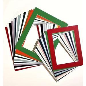 12pcs Colorful Wooden Photo Frame Inserts - Easy-to-Hang, Striped Design Wall Decor Accessories for Home & Office