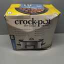 Crock-Pot 6 Quart Cook & Carry Programmable Slow Cooker with Digital Timer Stainless Steel (CPSCVC60LL-S) pack of 1