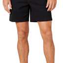 Amazon Essentials Men's Slim-Fit 7" Stretch Chino Short (36, Black)