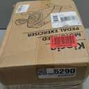 Under Desk Exercise Bike, Mini Exercise Bike Electric Pedal Exerciser for Seniors & Leg/Arm Fitness,12 Adjustable Speeds & LCD Display, Foot Exerciser for Physical Therapy, Exercise Bike for Seniors