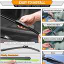 AUTOBOO 25"+22" Windshield Wipers with 15" Rear Wiper Blade Replacement for Volkswagen VW Tiguan 2018 2019 2020 2021 2022 2023 2024 2025 -Original Factory Quality (Pack of 3)