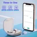 AI Translation Earbuds Wireless Bluetooth - 150 Languages Open-Ear Headphones Translator for iPhone and Android 3-in-1 Real Time Translating Device for Travel Business Learning with Charging Case
