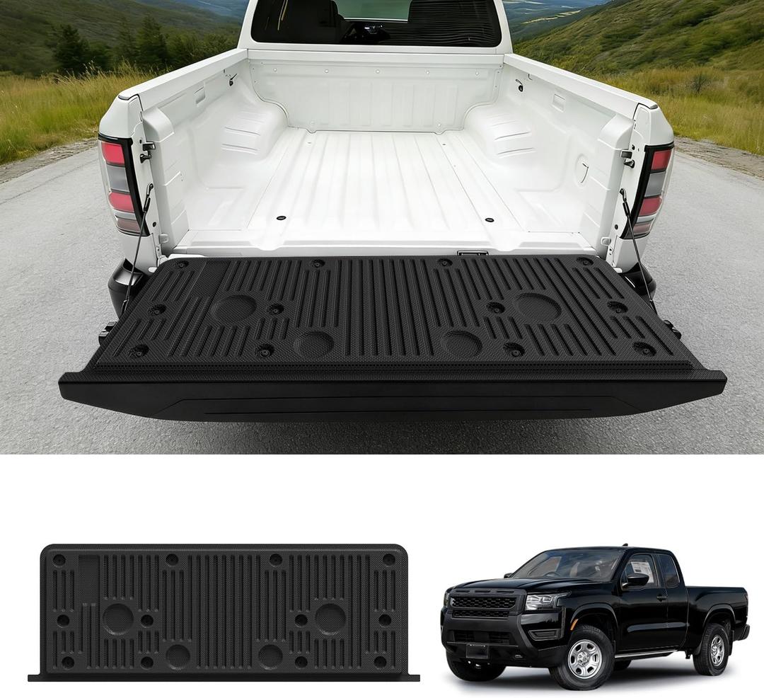 LASFIT Tailgate Mat for Nissan Frontier 2026 2025 2024 2023 2022 (Not Fit Standard Tailgate), Truck Tailgate Liner All Weather Protector TPE Durable Tailgate Cover Accessories