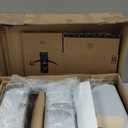 Upgraded Superior Foldable Stainless Steel Utility Cart, 300 LBS Heavy - Duty Load Limit, 3 - Tier Extra - Large Storage with Lockable 360 Rotating Wheels, Heavy - Duty Rolling Cart for Restaurant, G