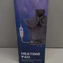 RENPHO Electric Heating Pad for Back, Electric Heat pad for Neck and Shoulders, FSA Eligible & HSA Store, 24"x33" Gray White