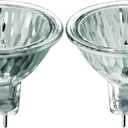 KOR (Pack of 2 MR11 6 Volt Precision Halogen Reflector Fiber Optic Light Bulb 6V (5)