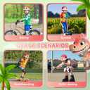 Toddler/Kids Bike Helmet Set for Boys Girls 3D Adjustable Kids Helmet Protective Gear Set Knee Elbow Wrist Pads and Multi-Sports Skateboard Scooter Cycling Roller Balance Bike (Small: 18.9"-21.2"/48-54cm, Single-Rose)