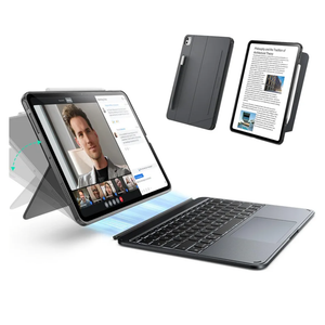 ESR for iPad Pro 13" Case with Keyboard (M5/M4, 2025/2024), Magnetic Detachable Keyboard, Portrait/Landscape Modes, Large Click-Anywhere Trackpad, Backlit Keys, Shift Series, Dark Gray