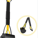 17 Inch Long Handle Pooper Scooper for Small & Large Dogs, Foldable Dog Poop Picker Upper for Yard, Avoid Bending Over for Easy Pick Up