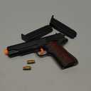Look Real Toy Red Gun with Ejecting Soft Bullets,Pistol Toys Play EVA Foam Blaster Realistic Model Soft Bullet Gift Gun with Ejection Shell Bullets Fake Gun Model Blasting