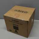 EDISHINE Boho Small Table Lamp, Walnut Color Wooden Tripod Bedside Lamp, Farmhouse Nightstand Lamp for Nursery, Bedroom, Office, Kid Room, Living Room, Grey Linen Lampshade, E26 Socket, 14.2 Inch