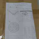 FRIXCHUR 19.7" Crystal Chandeliers Crystal Ceiling Light Fixtures Modern Flush Mount Light LED Chandelier Lamp for Living Room Bedroom Dining Room 6500K Cool White