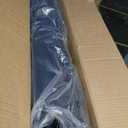 PHI VILLA 13 ft Outdoor Patio Umbrella, Large Rectangular Double Sided Market Table Twin Umbrellas with Crank Handle for Deck Pool, Navy Blue