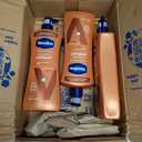 Vaseline Intensive Care Body Lotion Cocoa Radiant 3 count for Dry Skin Lotion Made with Ultra-Hydrating Lipids and Pure Cocoa Butter for a Long-Lasting, Radiant Glow 20.3 Oz