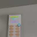 BTArtbox Press On Nails Almond - Short Gold Foil Press On Nails with Glue for Women, Semi-Transparent Soft Gel Glue On Nails in 16 Sizes - 32 Stick On Nails Kit, Gold End