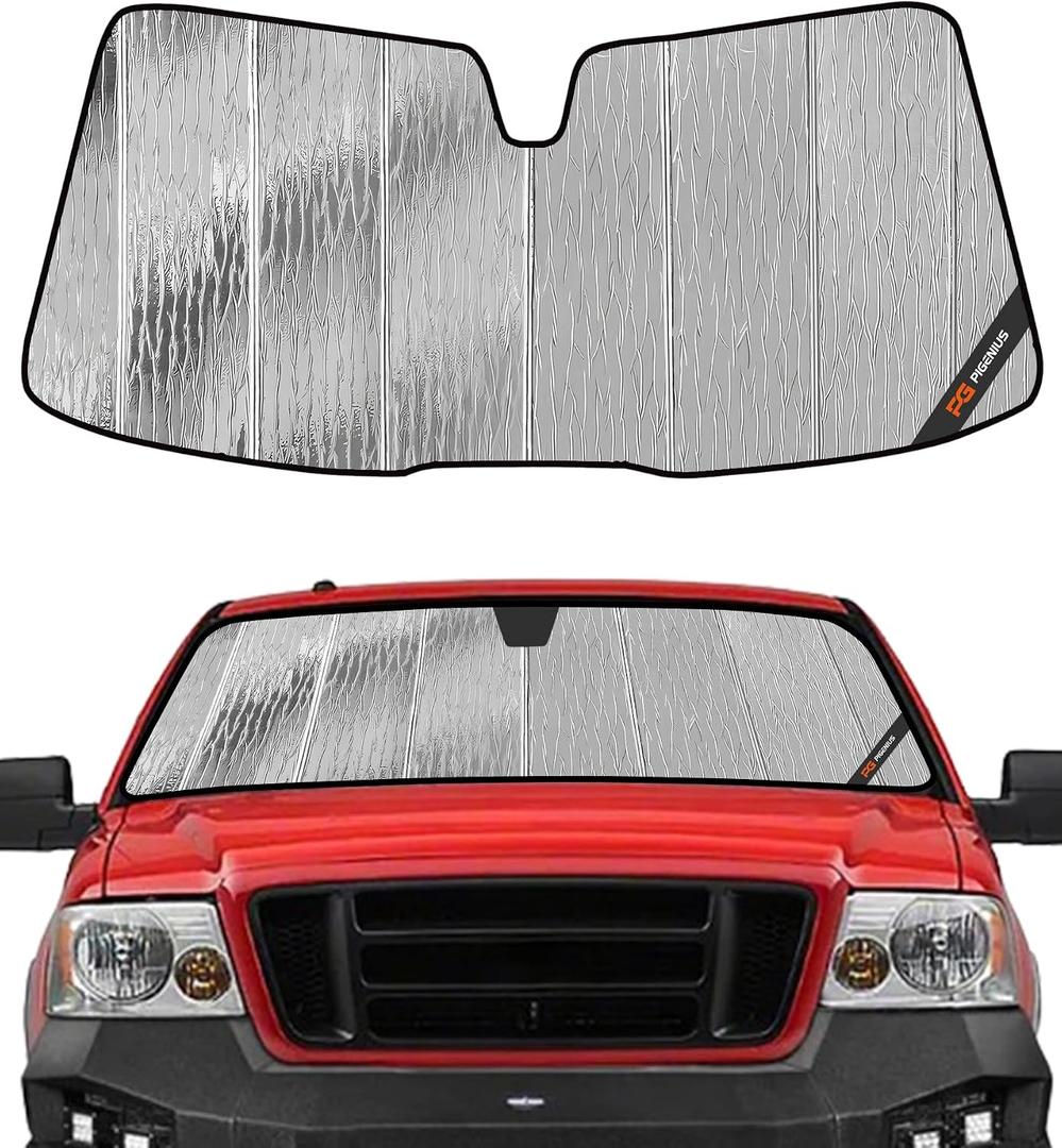 Pigenius Windshield Sunshade for Ford F-150 2004-2008, for Lincoln Mark LT 2006-2007 - AstraGuard