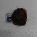 RUWISS Large Messy Bun Hair Piece with Claw Clip Human Hair Bun Wavy Curly Chignon Hair Bun Extensions Tousled Updo Hair Pieces for Women Claw Clip Ponytail for Women, Brown Mixed