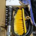 JANZ 24 FT Pressure Washer Telescoping Wand with Power Washer Extension Wands, Brush Head, Gutter Cleaner, 7 Spray Nozzle Tips, 2 Hose Adapters and Support Belt TW-004
