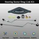 19 Teeth Steering Sector Drag Link Kit Compatible with John Deere LA100 LA105 LA110 LA115 LA120 LA130 LA135 LA140 LA145 LA150 LA165 LA175 Replaces# GY21250 GX21924BLE GX20053 GX21994