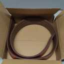 Threshold Ramps for Doorways Self-Adhesive Rubber Ramps for Door Threshold Rubber Door Threshold Ramp for Wheelchair Stroller Scooter Reducer Ramp (Brown, 2 Wide x 3.3' Long)