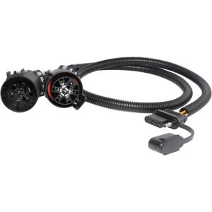 MECMO 55384 Replacement USCAR 7 Pin to 4 Pin Trailer Harness for Installing Tailgate Light Bar Adapter, USCAR 4-Pin Trailer Extension Wiring 41 Inches, for USCAR 7 Way & Factory Tow Package