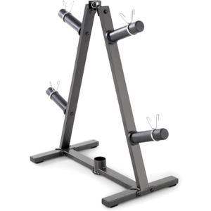 Marcy Olympic Weight Plate Tree for 2-Inch Plates Weight Storage Rack