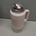 STANLEY Quencher ProTour Flip Straw Tumbler with Leakproof Lid | Built-In Straw & Handle | Cupholder Compatible for Travel | Insulated Stainless Steel Cup | BPA-Free (64 Ounces, Rose Quartz Fade)