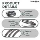 Lawn Mower Deck Belt Replace M154960 M143923 for John Deere GX335 GX345 Lawn Tractor with 54" Deck Replacement Part Accessories, 5/8 Inch x 120.6 Inch