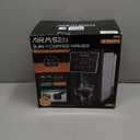 AIRMSEN Grind & Brew Coffee Maker with Built-in Grinder - Single-Serve Machine Compatible with K-Cup Pods & Ground Coffee, 1000W Fast 6-14oz Brew, Descaling Alert, Touchscreen & 50oz Removable Tank