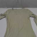 Beige Long Sleeve Shirt Lightweight Long Sleeve Shirt Comes in a Neutral Beige Tone, Perfect for Everyday Wear or Layering – Size Medium