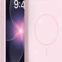 Miracase Magnetic for iPhone 17e Case & iPhone 16e Case, [Soft Anti-Scratch Microfiber Lining], Compatible with MagSafe, Silicone Shockproof Protection Phone Case for iPhone 17e/16e, Sand Pink