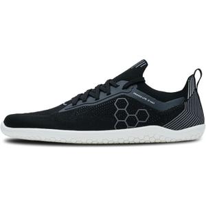 Vivobarefoot Primus Lite Knit Mens Barefoot Shoes | Build Strength, Balance & Mobility | Lightweight for Training & Running | Wide Fit Grounding Shoes | Flexible Knit | Obsidian | 0 (Black)