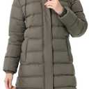 TYBBNY Women's Winter Coat Waterproof Long Puffer Jacket with Detachable Hood-Thermal Insulated Parka, Fleece Lined for Extreme Cold, Daily Commute & Outdoor