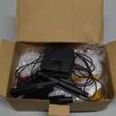 3PCS Snowman Shape Solar Christmas Lights Decorations, Solar Landscape Pathway Stakes Lights, Outdoor Christmas Lights Decor for Garden, Yard, Porch (Color Hat- Warm White)