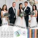 Tenceur 24 Set Wedding Activities for Kid Include 12 Coloring Books 96 Crayons 12 Activities Favors Gift Bags for Wedding Table Party Game Reception
