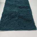 Muddy Mat Bathroom Rug Mat 24 x 17, Extra Soft Non Slip Absorbent Water Bath Rug, Quick Dry Machine Washable Chenille Shaggy Shower Mat, Bath Mat for Bathroom Floor, Home Decor, Rustic Turquoise