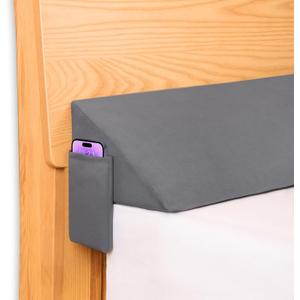 King Size(76"x10"x6") Bed Wedge Pillow for Headboard Pillow Gap Filler/Mattress Wedge Gap Close 0-6'' Fill headboard and Mattress
