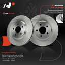 A-Premium 12.43 inch (316mm) Front Vented Disc Brake Rotors Compatible with Select Ford Models - Mustang 2005-2010 4.6L, 2011-2014 3.7L, 2-PC Set