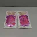 2 Pack Glitter Pink Backdrop, 3.28 FT x 7.05 FT Birthday Party Decorations, Laser Pink Fringe Curtains Foil Streamer Tinsel, Pink Curtains Photo Backdrop Happy Birthday Valentines Day Backdrop