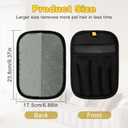 2 PCS 2025 Upgraded Five-Finger Pet Hair Remover Electrostatic Gloves, Pet Hair Removal Glove for Dog Cat Grooming, Durable Dogs Cats Hair Removal Tool for Furniture Car Couch Carpet Clothes (Standard Size)