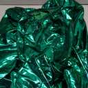 uxcell Set of 3 Green Cylinder Spandex Stand Covers, Plinth Stand Cover for Party Wedding Birthday Decoration, Only Contains Cylinder Covers (Foil Fabric - Small)