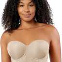 PARFAIT Elissa P50116 Women's Full Bust and Full Figure Strapless Longline Bra (34DD, European Nude)