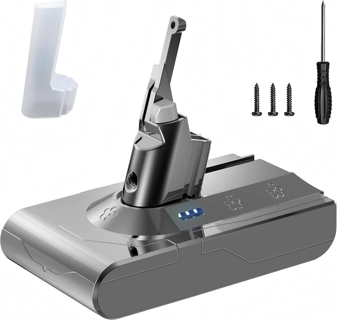 BOTKK Upgraded 21.6V V8 Battery Replacement for Dyson V8 SV10 Battery tt9 Compatible with V8 Animal Absolute Motorhead Fluffy 215681 Vacuum Cleaner